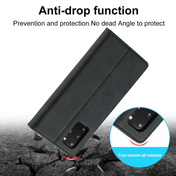 LC.IMEEKE Strong Magnetism Ultra-thin Horizontal Flip Shockproof Matte TPU + PU Leather Case with Holder & Card Slots & Wallet, For Samsung Galaxy S20, For Samsung Galaxy S20+, For Samsung Galaxy S20 Ultra, For Samsung Galaxy S20 FE, For Samsung Galaxy...
