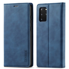 Load image into Gallery viewer, LC.IMEEKE Strong Magnetism Ultra-thin Horizontal Flip Shockproof Matte TPU + PU Leather Case with Holder &amp; Card Slots &amp; Wallet, For Samsung Galaxy S20, For Samsung Galaxy S20+, For Samsung Galaxy S20 Ultra, For Samsung Galaxy S20 FE, For Samsung Galaxy...