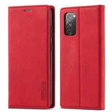 Load image into Gallery viewer, LC.IMEEKE Strong Magnetism Ultra-thin Horizontal Flip Shockproof Matte TPU + PU Leather Case with Holder &amp; Card Slots &amp; Wallet, For Samsung Galaxy S20, For Samsung Galaxy S20+, For Samsung Galaxy S20 Ultra, For Samsung Galaxy S20 FE, For Samsung Galaxy...