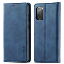 Load image into Gallery viewer, LC.IMEEKE Strong Magnetism Ultra-thin Horizontal Flip Shockproof Matte TPU + PU Leather Case with Holder &amp; Card Slots &amp; Wallet, For Samsung Galaxy S20, For Samsung Galaxy S20+, For Samsung Galaxy S20 Ultra, For Samsung Galaxy S20 FE, For Samsung Galaxy...