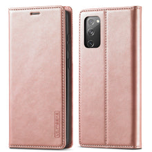 Load image into Gallery viewer, LC.IMEEKE Strong Magnetism Ultra-thin Horizontal Flip Shockproof Matte TPU + PU Leather Case with Holder &amp; Card Slots &amp; Wallet, For Samsung Galaxy S20, For Samsung Galaxy S20+, For Samsung Galaxy S20 Ultra, For Samsung Galaxy S20 FE, For Samsung Galaxy...