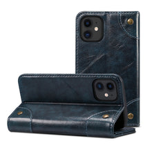 Load image into Gallery viewer, Baroque Simple Horizontal Flip Leather Case with Holder &amp; Card Slots &amp; Wallet, For iPhone 12 mini, For iPhone 12 / 12 Pro, For iPhone 12 Pro Max