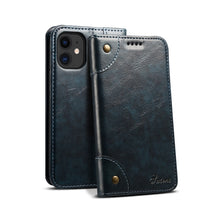 Load image into Gallery viewer, Baroque Simple Horizontal Flip Leather Case with Holder &amp; Card Slots &amp; Wallet, For iPhone 12 mini, For iPhone 12 / 12 Pro, For iPhone 12 Pro Max