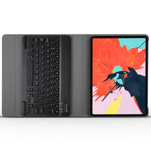 Load image into Gallery viewer, A098 Detachable Ultra-thin ABS Bluetooth Keyboard Protective Case for iPad Air 4 / Air 5 / Pro 11 inch 2022 / 2021 / 2020 / 2018, with Stand, A098