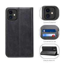 Load image into Gallery viewer, Calf Texture Horizontal Flip Leather Case with Holder &amp; Card Slots &amp; Wallet, For iPhone 12 mini, For iPhone 12 / 12 Pro, For iPhone 12 Pro Max