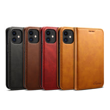 Load image into Gallery viewer, Calf Texture Horizontal Flip Leather Case with Holder &amp; Card Slots &amp; Wallet, For iPhone 12 mini, For iPhone 12 / 12 Pro, For iPhone 12 Pro Max