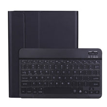 Load image into Gallery viewer, A098BS Detachable Ultra-thin Backlight Bluetooth Keyboard Protective Case for iPad Air 11 2024 / 2025 / Air 4 10.9 inch 2020, with Stand &amp; Pen Slot, A098BS