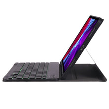 Load image into Gallery viewer, A098BS Detachable Ultra-thin Backlight Bluetooth Keyboard Protective Case for iPad Air 11 2024 / 2025 / Air 4 10.9 inch 2020, with Stand &amp; Pen Slot, A098BS