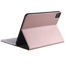 Load image into Gallery viewer, A098BS Detachable Ultra-thin Backlight Bluetooth Keyboard Protective Case for iPad Air 11 2024 / 2025 / Air 4 10.9 inch 2020, with Stand &amp; Pen Slot, A098BS