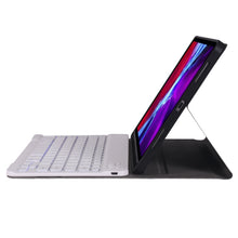 Load image into Gallery viewer, A098BS Detachable Ultra-thin Backlight Bluetooth Keyboard Protective Case for iPad Air 11 2024 / 2025 / Air 4 10.9 inch 2020, with Stand &amp; Pen Slot, A098BS