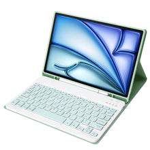 Load image into Gallery viewer, For iPad Air 11 2024 / 2025 / Air 4 2020 / Air 5 2022 A098B Detachable ABS Ultra-thin Candy Colors Bluetooth Keyboard Protective Case with Stand &amp; Pen Slot, A098B