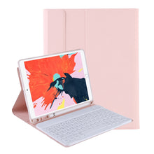 Load image into Gallery viewer, T098B Integrated Ultra-thin Candy Colors Bluetooth Keyboard Protective Case for iPad Air 11 2024 / 2025 / Air 4 10.9 inch 2020, with Stand &amp; Pen Slot, T098B