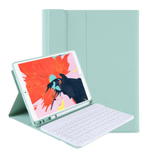 Load image into Gallery viewer, T098B Integrated Ultra-thin Candy Colors Bluetooth Keyboard Protective Case for iPad Air 11 2024 / 2025 / Air 4 10.9 inch 2020, with Stand &amp; Pen Slot, T098B