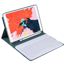 Load image into Gallery viewer, T098B Integrated Ultra-thin Candy Colors Bluetooth Keyboard Protective Case for iPad Air 11 2024 / 2025 / Air 4 10.9 inch 2020, with Stand &amp; Pen Slot, T098B