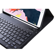 Load image into Gallery viewer, T098B Integrated Ultra-thin Candy Colors Bluetooth Keyboard Protective Case for iPad Air 11 2024 / 2025 / Air 4 10.9 inch 2020, with Stand &amp; Pen Slot, T098B