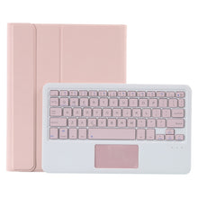 Load image into Gallery viewer, T098B-A Pressed Skin Texture TPU Detachable Candy Colors Bluetooth Keyboard Protective Case for iPad Air 11 2024 / 2025 / Air 4 10.9 inch 2020, with Stand &amp; Pen Slot &amp; Touch, T098B-A