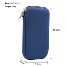 Load image into Gallery viewer, Universal Elasticity Zipper Protective Case Storage Bag with Lanyard For iPhone 12 mini / 4.7-5.4 inch Smart Phones, For iPhone 12 mini