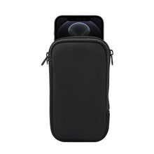 Load image into Gallery viewer, Universal Elasticity Zipper Protective Case Storage Bag with Lanyard For iPhone 12 / 12 Pro / 6.1 inch Smart Phones, For iPhone 12 / 12 Pro