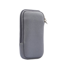 Load image into Gallery viewer, Universal Elasticity Zipper Protective Case Storage Bag with Lanyard For iPhone 12 / 12 Pro / 6.1 inch Smart Phones, For iPhone 12 / 12 Pro