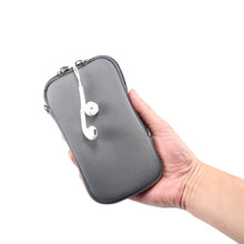 Load image into Gallery viewer, Universal Elasticity Zipper Protective Case Storage Bag with Lanyard For iPhone 12 / 12 Pro / 6.1 inch Smart Phones, For iPhone 12 / 12 Pro