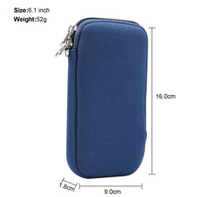 Load image into Gallery viewer, Universal Elasticity Zipper Protective Case Storage Bag with Lanyard For iPhone 12 / 12 Pro / 6.1 inch Smart Phones, For iPhone 12 / 12 Pro