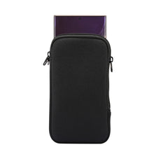 Load image into Gallery viewer, Universal Elasticity Zipper Protective Case Storage Bag with Lanyard For iPhone 12 Pro Max / 6.7-6.9 inch Smart Phones, For iPhone 12 Pro Max