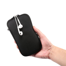 Load image into Gallery viewer, Universal Elasticity Zipper Protective Case Storage Bag with Lanyard For iPhone 12 Pro Max / 6.7-6.9 inch Smart Phones, For iPhone 12 Pro Max