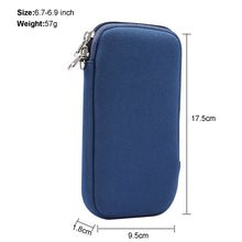 Load image into Gallery viewer, Universal Elasticity Zipper Protective Case Storage Bag with Lanyard For iPhone 12 Pro Max / 6.7-6.9 inch Smart Phones, For iPhone 12 Pro Max