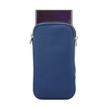 Load image into Gallery viewer, Universal Elasticity Zipper Protective Case Storage Bag with Lanyard For iPhone 12 Pro Max / 6.7-6.9 inch Smart Phones, For iPhone 12 Pro Max