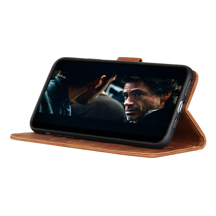 KHAZNEH Retro Texture PU + TPU Horizontal Flip Leather Case with Holder & Card Slots & Wallet, For Xiaomi Mi 10T 5G