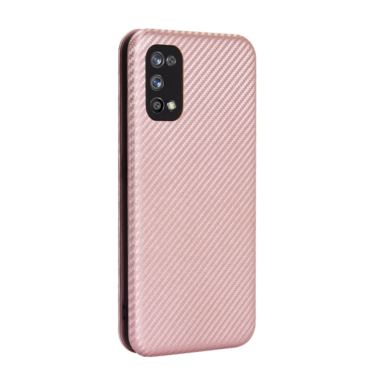 Carbon Fiber Texture Magnetic Horizontal Flip TPU + PC + PU Leather Case with Card Slot, For OPPO Realme 7 Pro, For Xiaomi Mi 10T, For OnePlus 8T