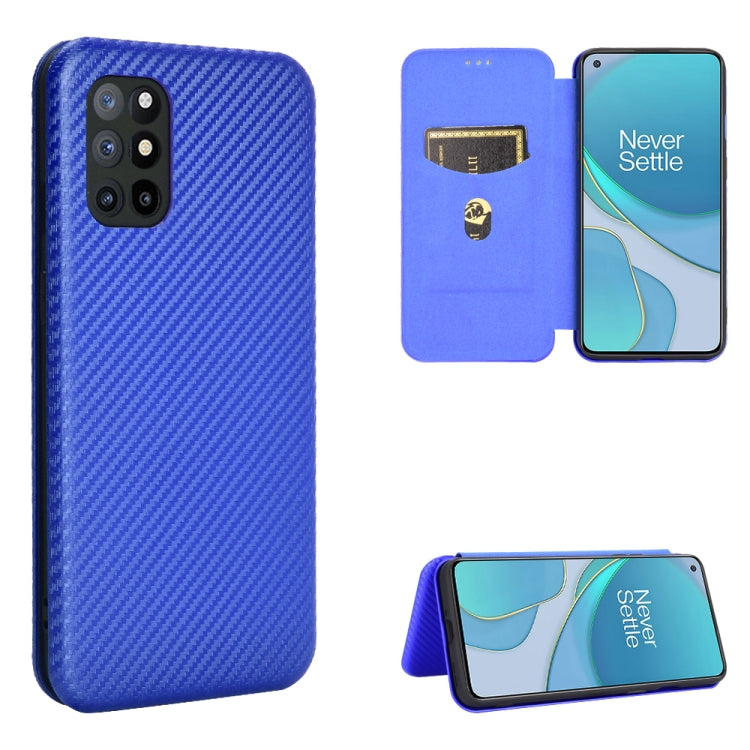 Carbon Fiber Texture Magnetic Horizontal Flip TPU + PC + PU Leather Case with Card Slot, For OPPO Realme 7 Pro, For Xiaomi Mi 10T, For OnePlus 8T