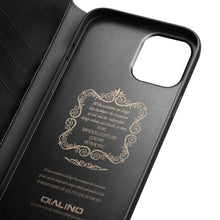 Load image into Gallery viewer, QIALINO Horizontal Flip Leather Case with Holder &amp; Card Slots &amp; Wallet, For iPhone 12 mini, For iPhone 12 / 12 Pro