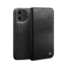 Load image into Gallery viewer, QIALINO Horizontal Flip Leather Case with Holder &amp; Card Slots &amp; Wallet, For iPhone 12 mini, For iPhone 12 / 12 Pro