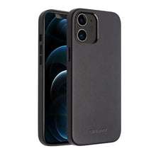 Load image into Gallery viewer, QIALINO Shockproof Cowhide Leather Protective Case, For iPhone 12 mini, For iPhone 12 / 12 Pro, For iPhone 12 Pro Max
