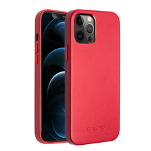 Load image into Gallery viewer, QIALINO Shockproof Cowhide Leather Protective Case, For iPhone 12 mini, For iPhone 12 Pro Max, For iPhone 12 / 12 Pro