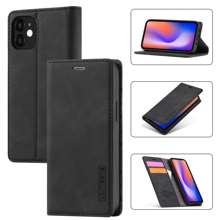 LC.IMEEKE Strong Magnetism Ultra-thin Horizontal Flip Shockproof Matte TPU + PU Leather Case with Holder & Card Slots & Wallet, For iPhone 12 mini, For iPhone 12 / 12 Pro, For iPhone 12 Pro Max, For iPhone XS / X, For iPhone 12 Pro, For iPhone XR      ...