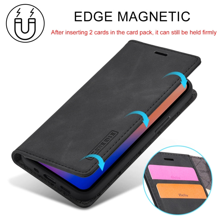 LC.IMEEKE Strong Magnetism Ultra-thin Horizontal Flip Shockproof Matte TPU + PU Leather Case with Holder & Card Slots & Wallet, For iPhone 12 mini, For iPhone 12 / 12 Pro, For iPhone 12 Pro Max, For iPhone 12 Pro, For iPhone XS / X, For iPhone XR      ...