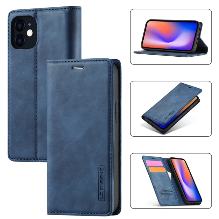 LC.IMEEKE Strong Magnetism Ultra-thin Horizontal Flip Shockproof Matte TPU + PU Leather Case with Holder & Card Slots & Wallet, For iPhone 12 mini, For iPhone 12 / 12 Pro, For iPhone 12 Pro Max, For iPhone 12 Pro, For iPhone XS / X, For iPhone XR      ...