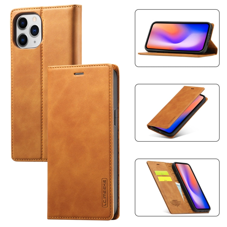 LC.IMEEKE Strong Magnetism Ultra-thin Horizontal Flip Shockproof Matte TPU + PU Leather Case with Holder & Card Slots & Wallet, For iPhone 12 mini, For iPhone 12 / 12 Pro, For iPhone 12 Pro Max, For iPhone 12 Pro, For iPhone XS / X, For iPhone XR      ...