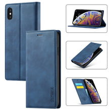 Load image into Gallery viewer, LC.IMEEKE Strong Magnetism Ultra-thin Horizontal Flip Shockproof Matte TPU + PU Leather Case with Holder &amp; Card Slots &amp; Wallet, For iPhone 12 mini, For iPhone 12 / 12 Pro, For iPhone 12 Pro Max, For iPhone XS / X, For iPhone 12 Pro, For iPhone XR      ...