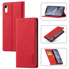 Load image into Gallery viewer, LC.IMEEKE Strong Magnetism Ultra-thin Horizontal Flip Shockproof Matte TPU + PU Leather Case with Holder &amp; Card Slots &amp; Wallet, For iPhone 12 mini, For iPhone 12 / 12 Pro, For iPhone 12 Pro Max, For iPhone 12 Pro, For iPhone XS / X, For iPhone XR      ...