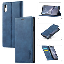 Load image into Gallery viewer, LC.IMEEKE Strong Magnetism Ultra-thin Horizontal Flip Shockproof Matte TPU + PU Leather Case with Holder &amp; Card Slots &amp; Wallet, For iPhone 12 mini, For iPhone 12 / 12 Pro, For iPhone 12 Pro Max, For iPhone 12 Pro, For iPhone XS / X, For iPhone XR      ...