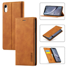 Load image into Gallery viewer, LC.IMEEKE Strong Magnetism Ultra-thin Horizontal Flip Shockproof Matte TPU + PU Leather Case with Holder &amp; Card Slots &amp; Wallet, For iPhone 12 mini, For iPhone 12 / 12 Pro, For iPhone 12 Pro Max, For iPhone 12 Pro, For iPhone XS / X, For iPhone XR      ...
