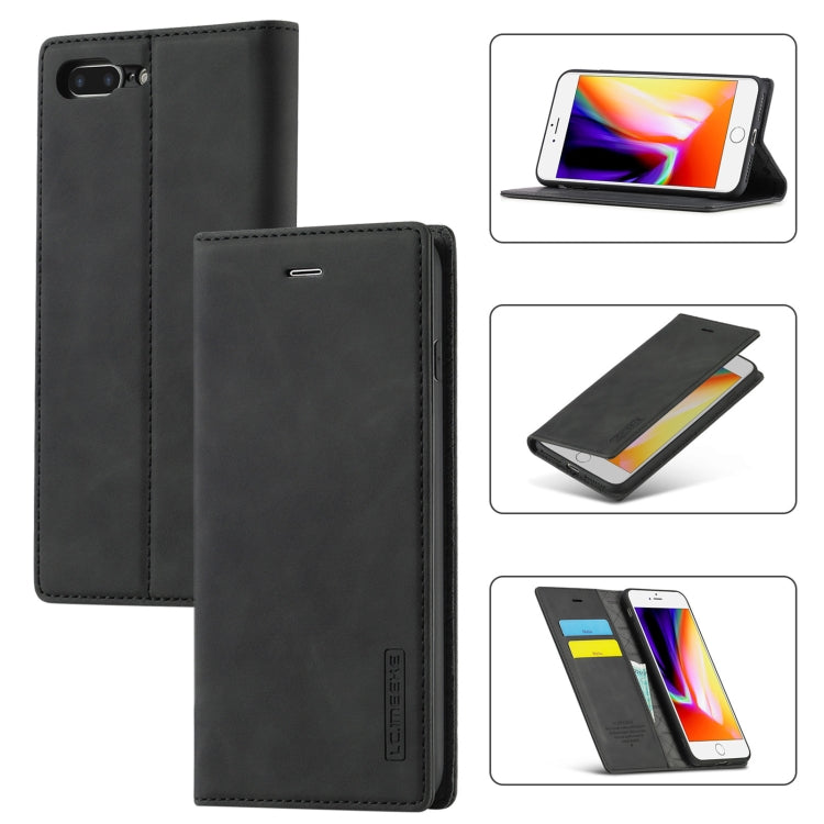 LC.IMEEKE Strong Magnetism Ultra-thin Horizontal Flip Shockproof Matte TPU + PU Leather Case with Holder & Card Slots & Wallet, For iPhone 12 mini, For iPhone 12 / 12 Pro, For iPhone 12 Pro Max, For iPhone 12 Pro, For iPhone XS / X, For iPhone XR      ...