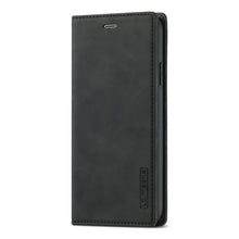 Load image into Gallery viewer, LC.IMEEKE Strong Magnetism Ultra-thin Horizontal Flip Shockproof Matte TPU + PU Leather Case with Holder &amp; Card Slots &amp; Wallet, For iPhone 11, For iPhone 11 Pro, For iPhone 11 Pro Max, For iPhone SE 2022 / SE 2020 / 8 / 7