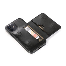 Load image into Gallery viewer, Shockproof PU + TPU Protective Case with Card Slots &amp; Holder, For iPhone 12 mini, For iPhone 12 / 12 Pro, For iPhone 12 Pro Max