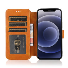 Load image into Gallery viewer, Shockproof PU + TPU Leather Case with Card Slots &amp; Holder &amp; Photo Frame &amp; Wallet, For iPhone 12 mini, For iPhone 12 / 12 Pro, For iPhone 12 Pro Max