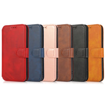 Load image into Gallery viewer, Shockproof PU + TPU Leather Case with Card Slots &amp; Holder &amp; Photo Frame &amp; Wallet, For iPhone 12 mini, For iPhone 12 / 12 Pro, For iPhone 12 Pro Max