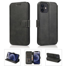 Load image into Gallery viewer, Shockproof PU + TPU Leather Case with Card Slots &amp; Holder &amp; Photo Frame &amp; Wallet, For iPhone 12 mini, For iPhone 12 / 12 Pro, For iPhone 12 Pro Max